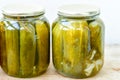 Home made pickled cucumber