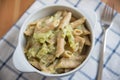 Home made broccoli pasta Royalty Free Stock Photo