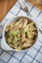 Home made broccoli pasta Royalty Free Stock Photo