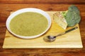 Home-made Broccoli and Stilton Soup Royalty Free Stock Photo