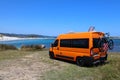 Home made camper van in Sardinia, Italy