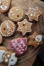 Home Made Christmas Cookies Royalty Free Stock Photo