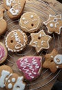 Home Made Christmas Cookies Royalty Free Stock Photo