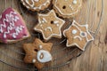 Home Made Christmas Cookies Royalty Free Stock Photo