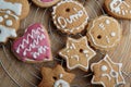 Home Made Christmas Cookies Royalty Free Stock Photo