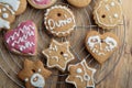 Home Made Christmas Cookies Royalty Free Stock Photo