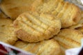 Home Made Cookies/Biscuits in a Storage Tin Royalty Free Stock Photo