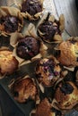 Home Made Cranberry Chocolate Muffins