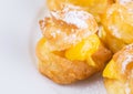 Home Made Cream Puff Close Up II Royalty Free Stock Photo