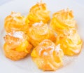 Home Made Cream Puff Close Up IV Royalty Free Stock Photo