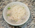 Dumpling and noodle soup Royalty Free Stock Photo