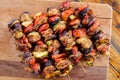 Home made grilled skewers