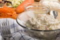 Home made irish coleslaw in a bowl Royalty Free Stock Photo