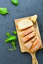 Home made italian ciabatta bread, Royalty Free Stock Photo