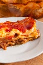 Home made lasagne Royalty Free Stock Photo