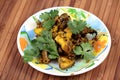 Home-made mango pickle