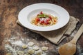 Home made Orecchiette pasta Royalty Free Stock Photo