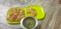 Home made panipuri, golgappa, pushka, massala balls