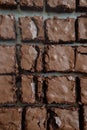 Home made peanut butter brownies Royalty Free Stock Photo