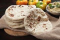 Home made pita bread Royalty Free Stock Photo