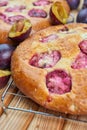 Home made plum buns