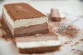 Home made semifreddo ice cream Royalty Free Stock Photo