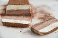 Home made semifreddo ice cream Royalty Free Stock Photo