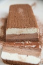 Home made semifreddo ice cream Royalty Free Stock Photo