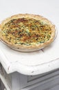 Home Made Spinach and Ricotta Pie Royalty Free Stock Photo