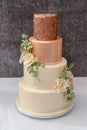 Stacked Wedding Cake Royalty Free Stock Photo