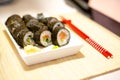Home made sushi Royalty Free Stock Photo