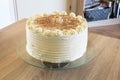 Home made Tiramisu cream cake