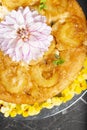 Upside-down pineapple cake Royalty Free Stock Photo