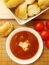 Home Made Vegetable Soup Royalty Free Stock Photo