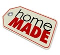 Home Made Words Price Tag Authentic Hand Crafted Products