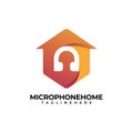 home microphone dual meaning logo