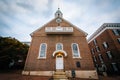 The Home Moravian Church, in the Old Salem Historic District, in