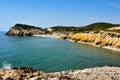 Home Mort Beach in Sitges, Spain Royalty Free Stock Photo