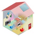Home Network Royalty Free Stock Photo