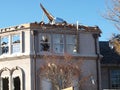 EF3 Tornado Path in Preston Hollow Area Royalty Free Stock Photo