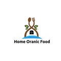 Home organic food logo vector concept, icon, element, and template for business