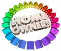 Home Owners Buyers Houses Association Neighborhood Royalty Free Stock Photo