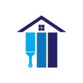 home paint logo vector