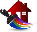 Home painting repair logo