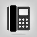 Home phone telephone vector icon flat style symbol for graphic design, Web site, social media, UI, mobile upp