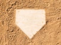 Home plate Royalty Free Stock Photo