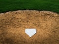 Home Plate Baseball Royalty Free Stock Photo