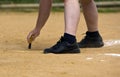 Home Plate Umpire Royalty Free Stock Photo