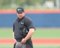 Home plate umpire Royalty Free Stock Photo