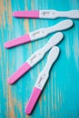Home pregnancy tests Royalty Free Stock Photo